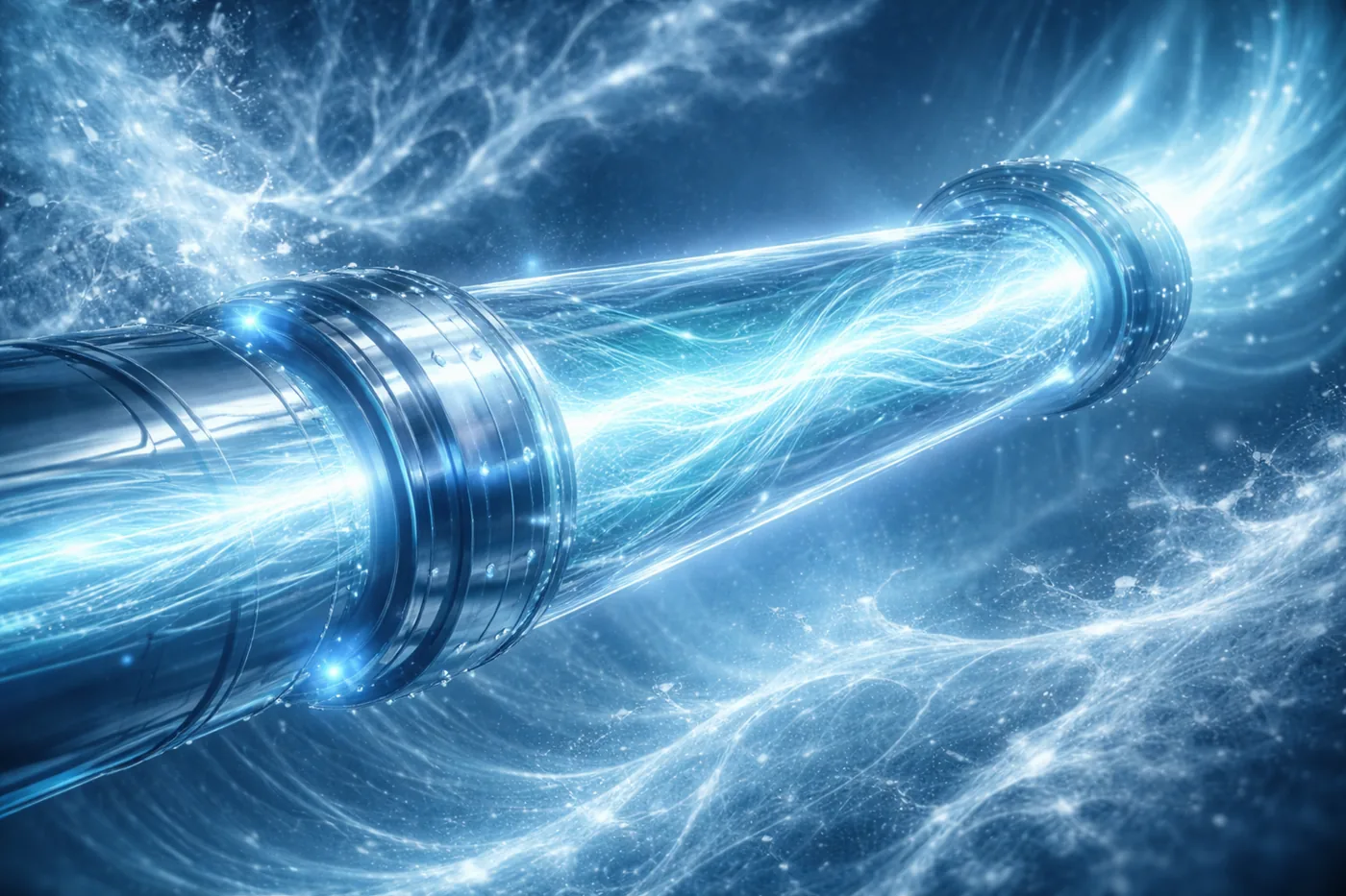 Cryogenic tube with light flows