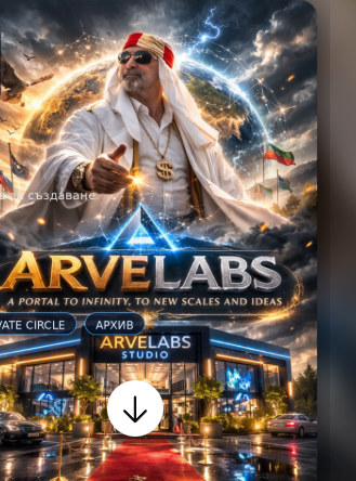 ARVELABS Studio входен плакат